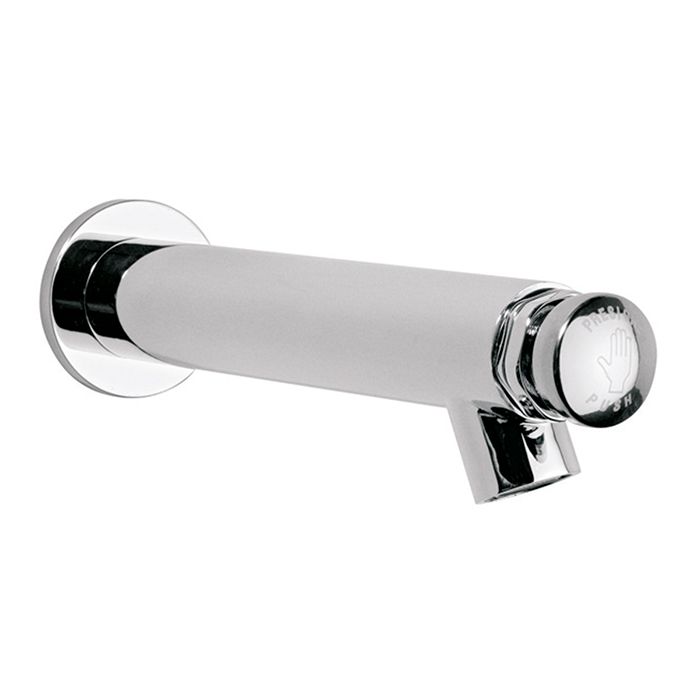 Modelo TV121-1.9 LLAVE LAVABO TEMPORIZADORA PARED 1.9L CR HELVEX